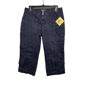 Christopher & Banks Navy Capris Size 4